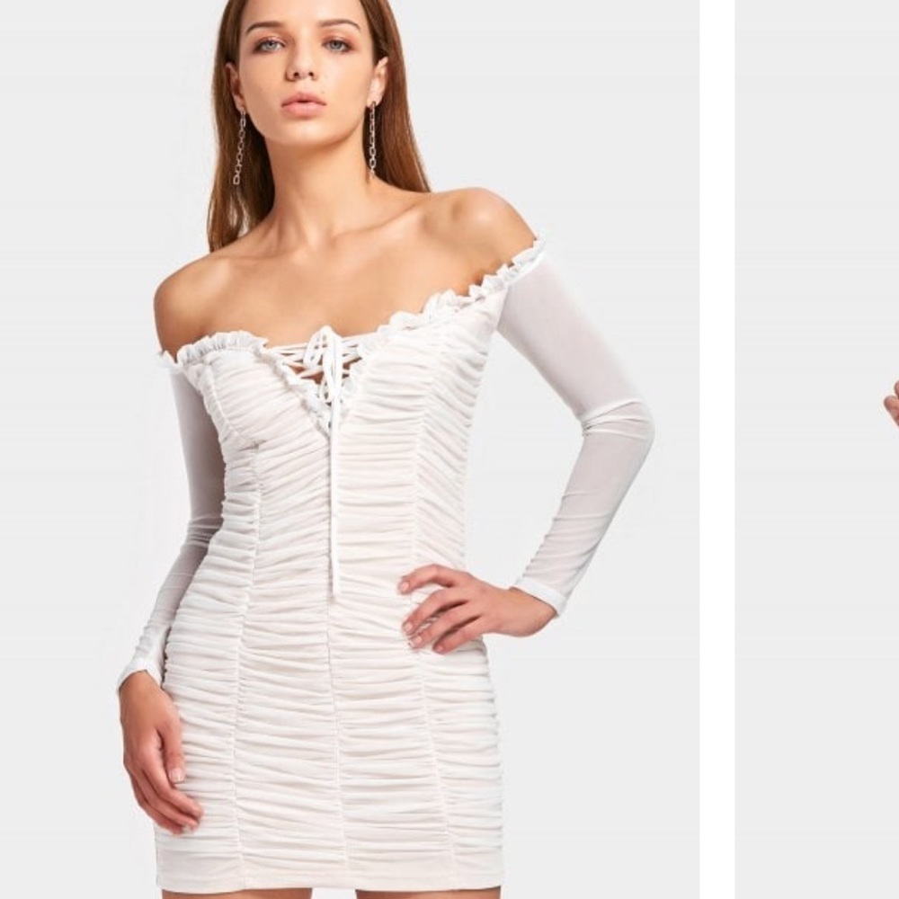 Off the shoulder dress
